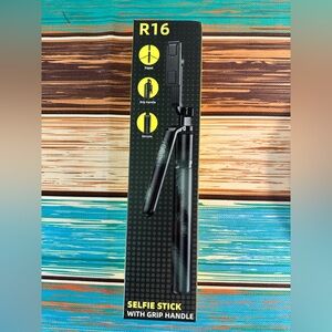 Black Selfie Stick with Tripod and Remote